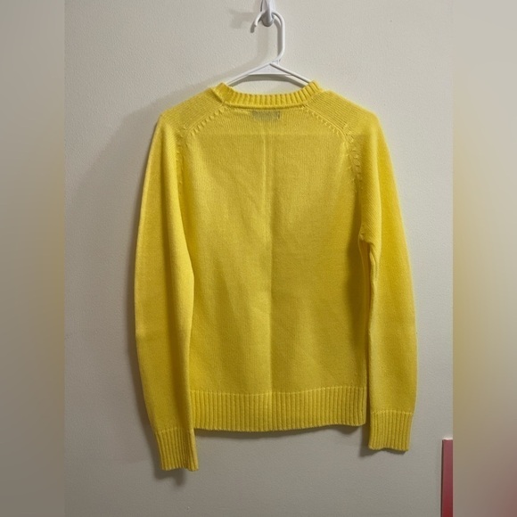 VINTAGE - Hudson’s Department Store - Women’s Yellow Knit Crewneck Sweater - M - Picture 4 of 4